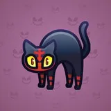 Scared Cat #8210 Scared Cat #8210