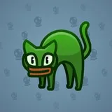 Scared Cat #8254 Scared Cat #8254