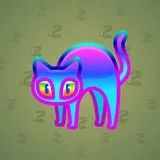 Scared Cat #8306 Scared Cat #8306