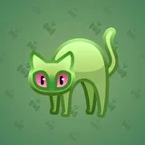 Scared Cat #8325 Scared Cat #8325