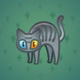 Scared Cat #8395 Scared Cat #8395