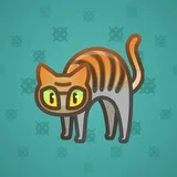 Scared Cat #8491 Scared Cat #8491