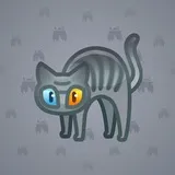 Scared Cat #8660 Scared Cat #8660