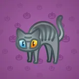 Scared Cat #8696 Scared Cat #8696