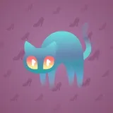 Scared Cat #8827 Scared Cat #8827
