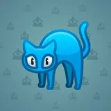 Scared Cat #8853 Scared Cat #8853
