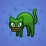 Scared Cat #9025 Scared Cat #9025