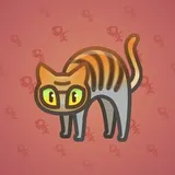 Scared Cat #9026 Scared Cat #9026