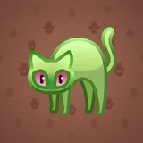 Scared Cat #9063 Scared Cat #9063