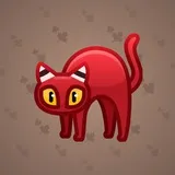 Scared Cat #9143 Scared Cat #9143