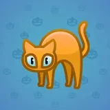 Scared Cat #9165 Scared Cat #9165