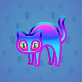 Scared Cat #9254 Scared Cat #9254