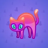 Scared Cat #9348 Scared Cat #9348