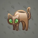Scared Cat #9369 Scared Cat #9369