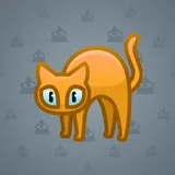 Scared Cat #9399 Scared Cat #9399