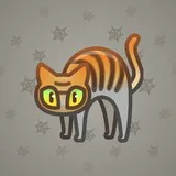 Scared Cat #9477 Scared Cat #9477