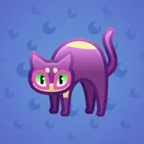 Scared Cat #9505 Scared Cat #9505