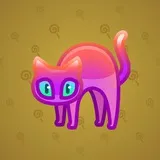 Scared Cat #9628 Scared Cat #9628