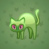 Scared Cat #9662 Scared Cat #9662