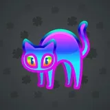Scared Cat #9698 Scared Cat #9698