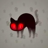 Scared Cat #9838 Scared Cat #9838