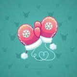 Snow Mittens #1331
