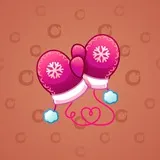 Snow Mittens #135