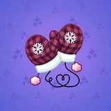 Snow Mittens #1598 Snow Mittens #1598