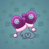 Snow Mittens #394