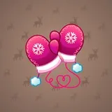 Snow Mittens #895